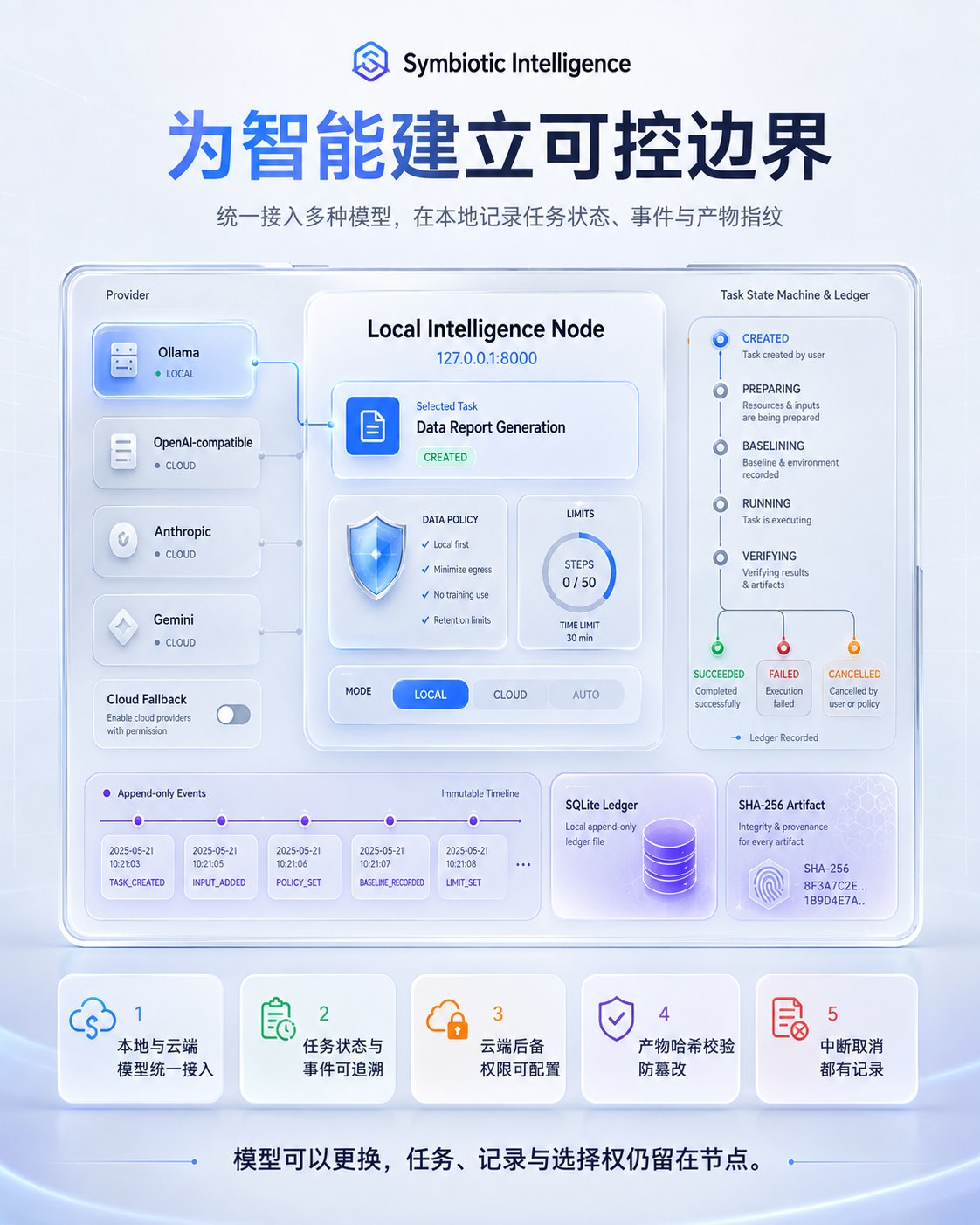 Symbiotic Intelligence 可控智能边界产品介绍展板